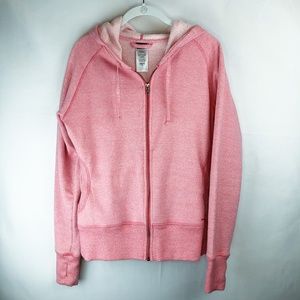 Patagonia Full-zip Hoodie, Pink Heather, Sz M